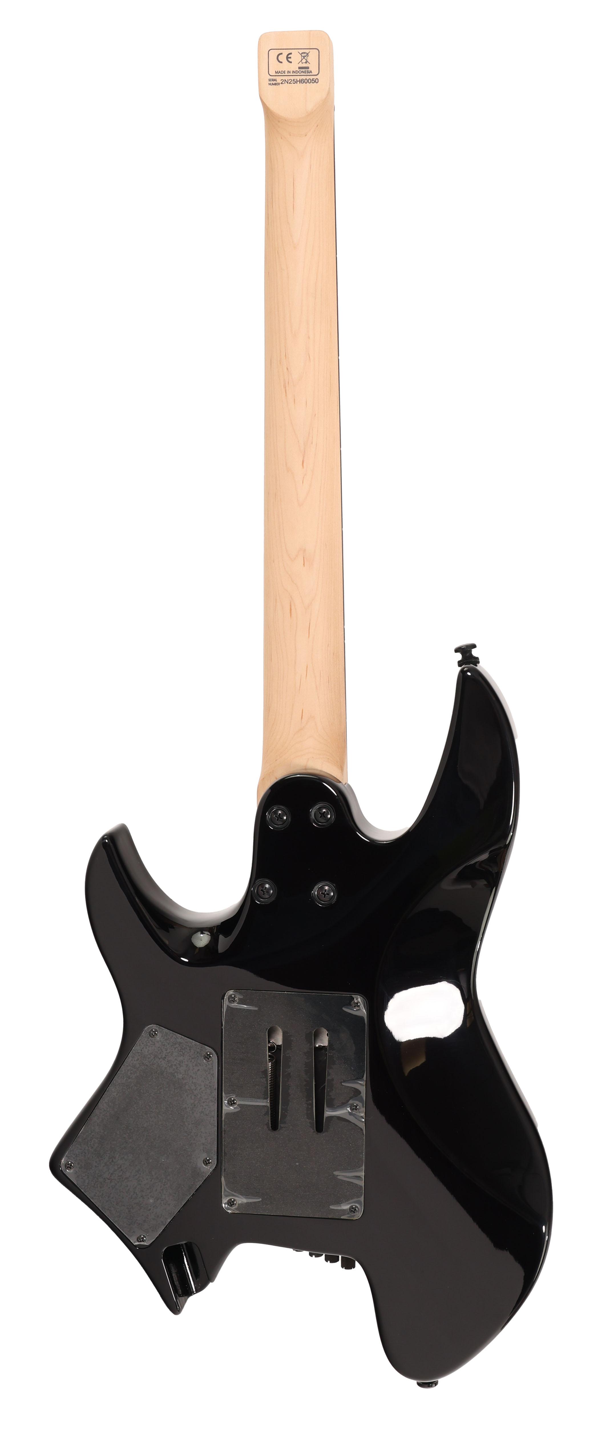 Sire Larry Carlton X6 Headless Electric Guitar in Transparent Black